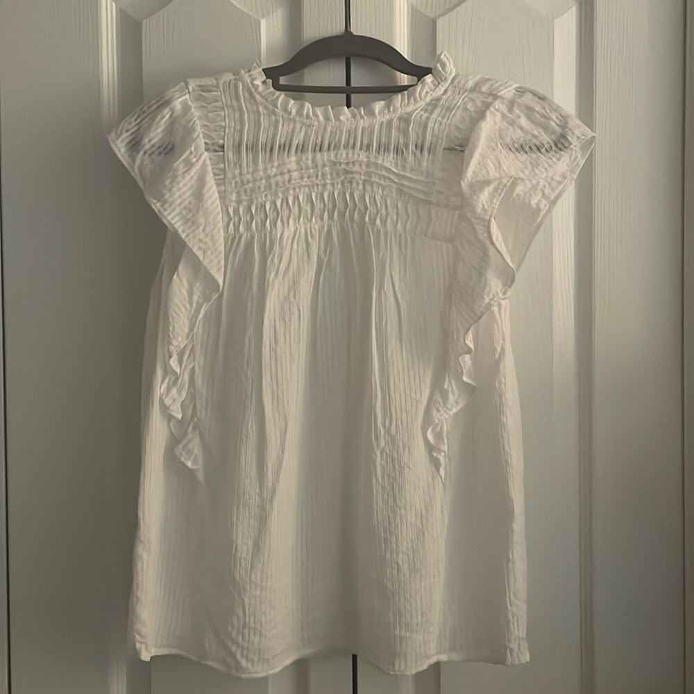 Loft white blouse